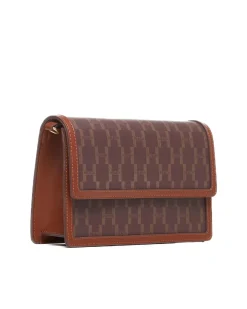Mini monogram bag with snap closure