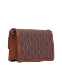 Mini monogram bag with snap closure