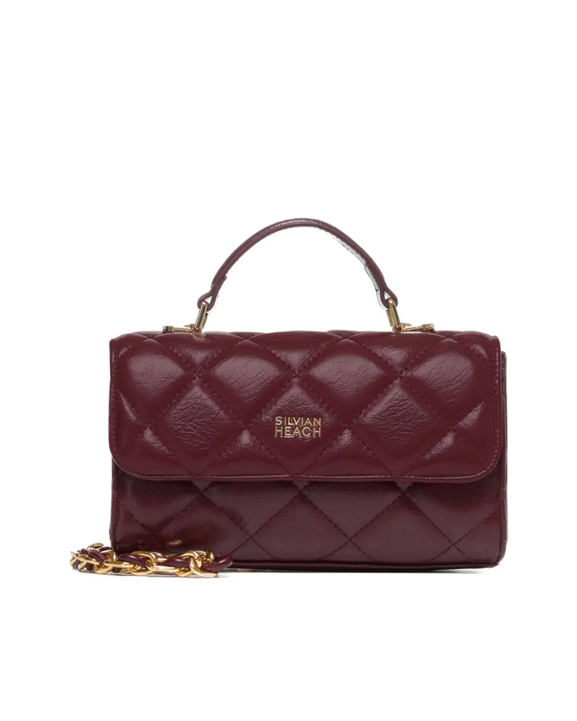 Mini quilted bag with handle