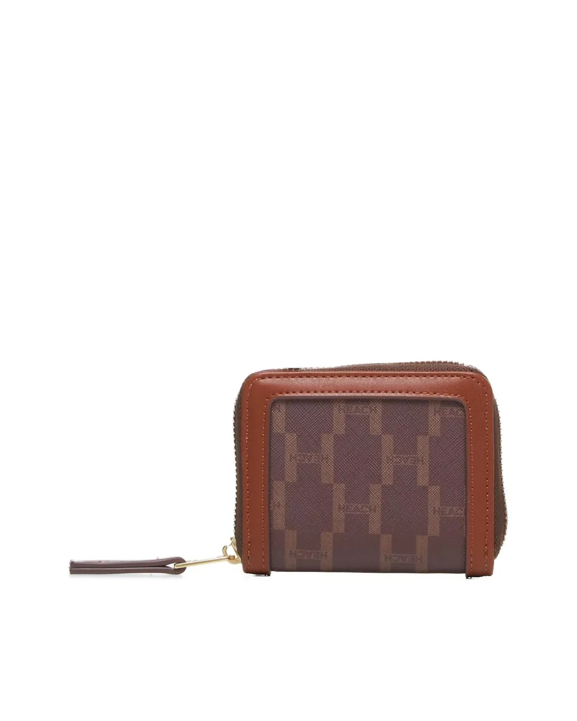 Mini zip wallet with logo