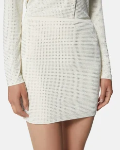 Miniskirt with light applications