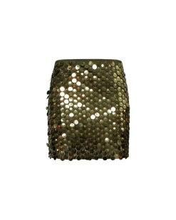 Miniskirt with sequins