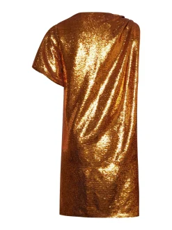 Monospalla dress with sequins