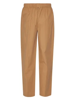 Pants with drawstring and relaxed design