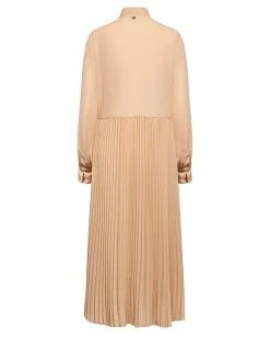 Pleated shirt dress