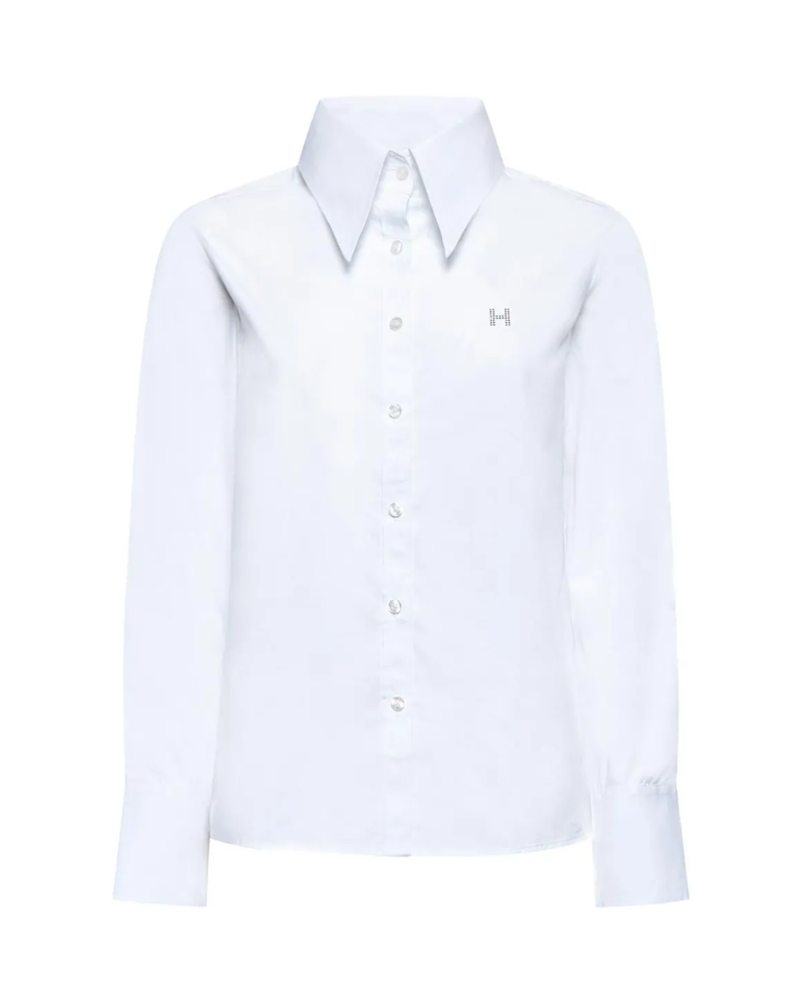 Pointed collar shirt