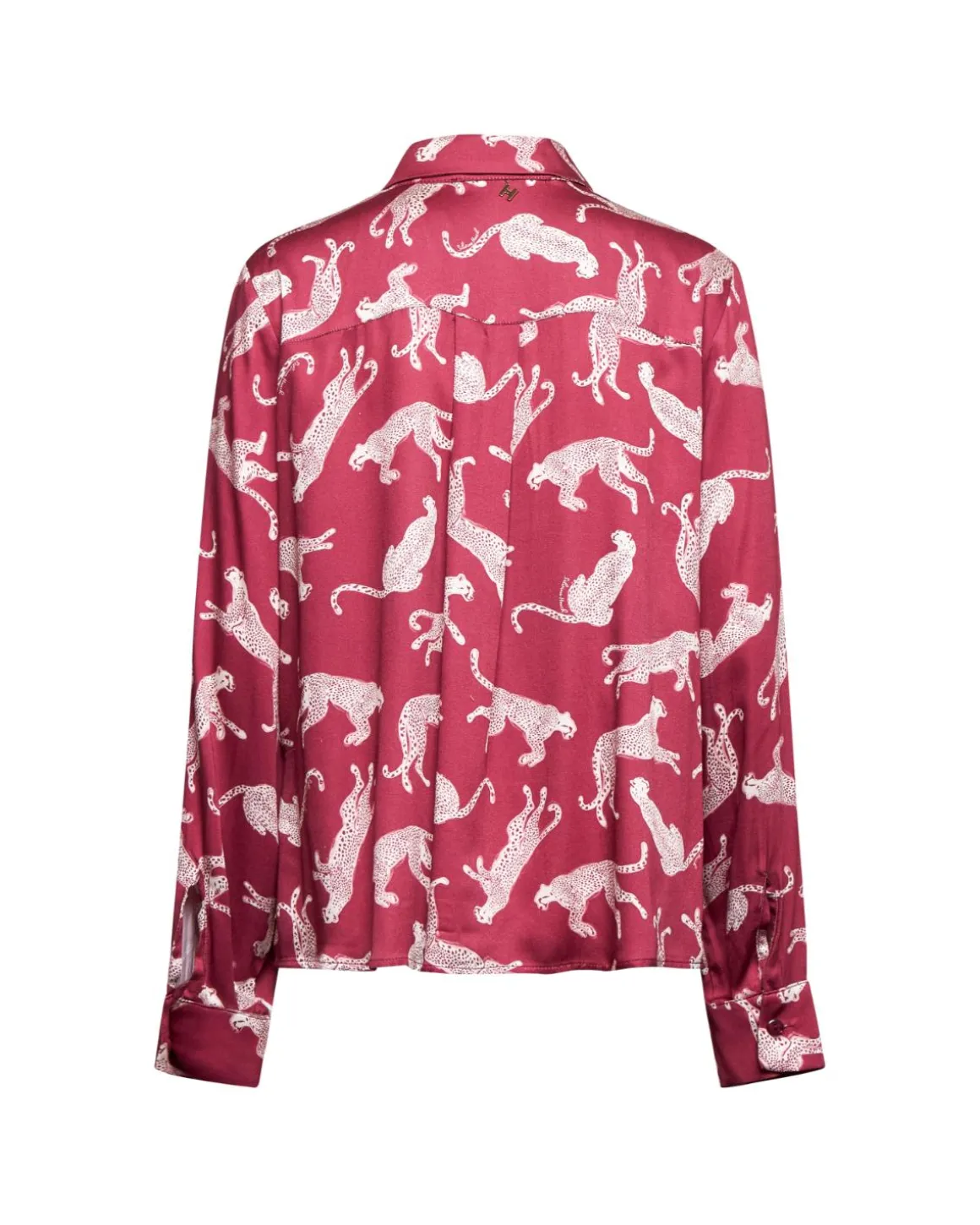 Printed shirt with classic collar
