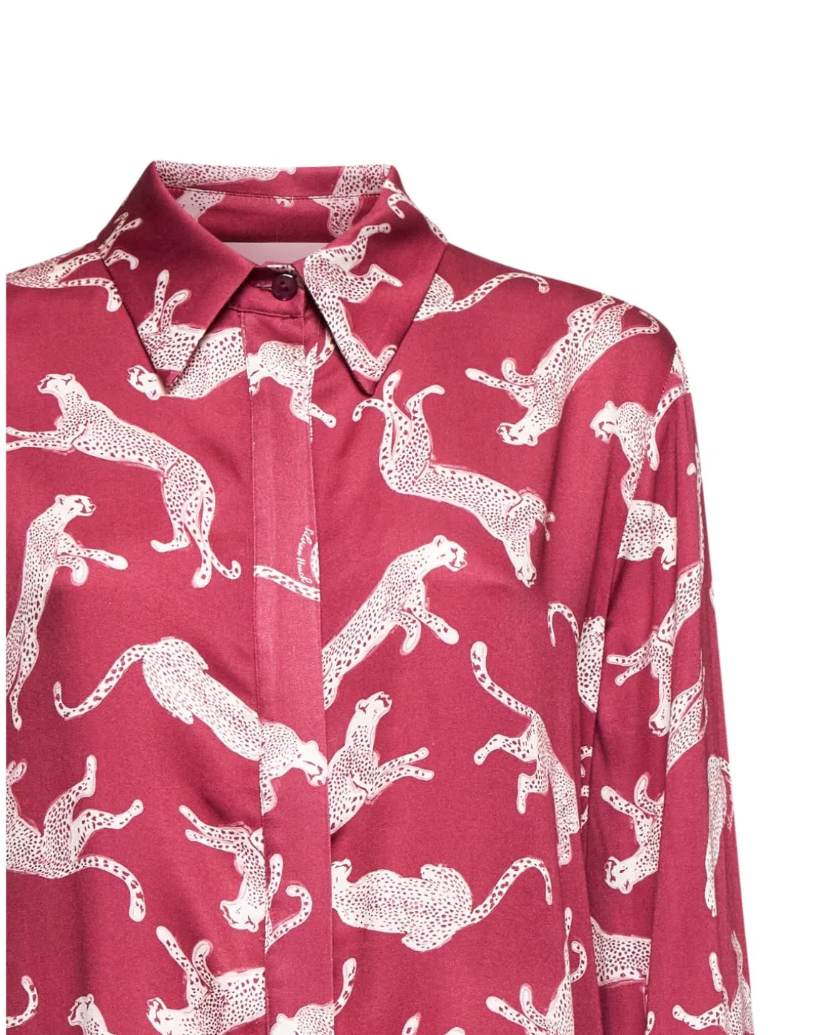 Printed shirt with classic collar