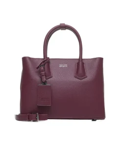 Saffiano effect handbag
