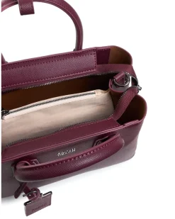 Saffiano effect handbag