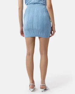 Shirt miniskirt with studs