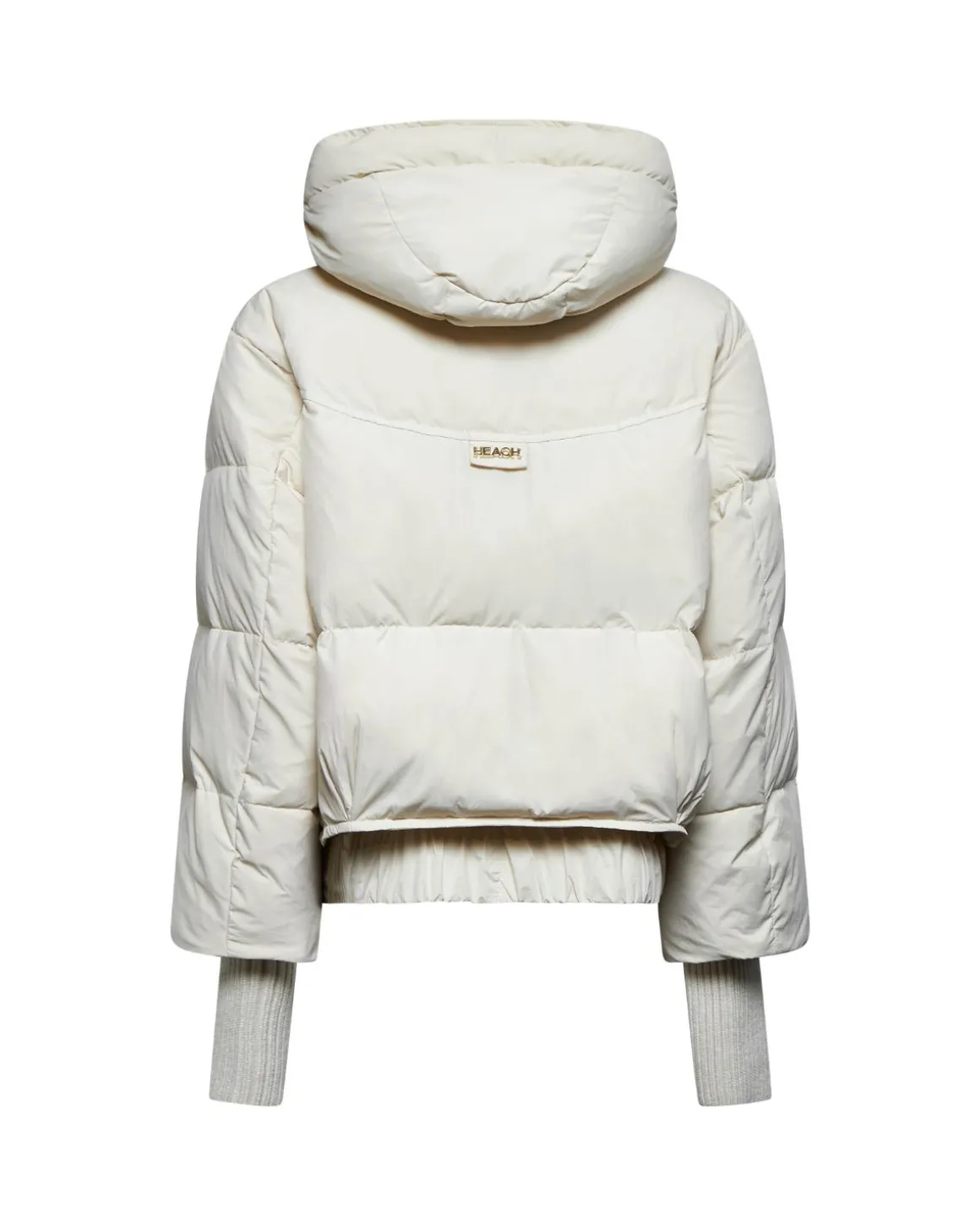 Short down jacket with high collar