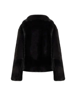 Short faux fur coat
