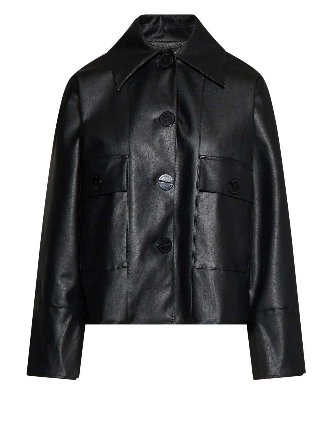 Short jacket with an essential design