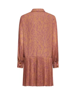 Short shirt dress with ruffles