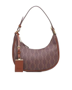 Shoulder bag with logo motif