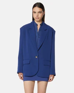 Single -breasted oversize blazer
