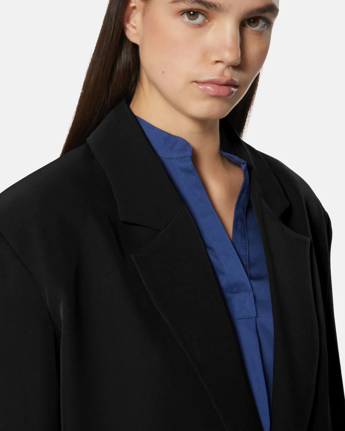 Single -breasted oversize blazer
