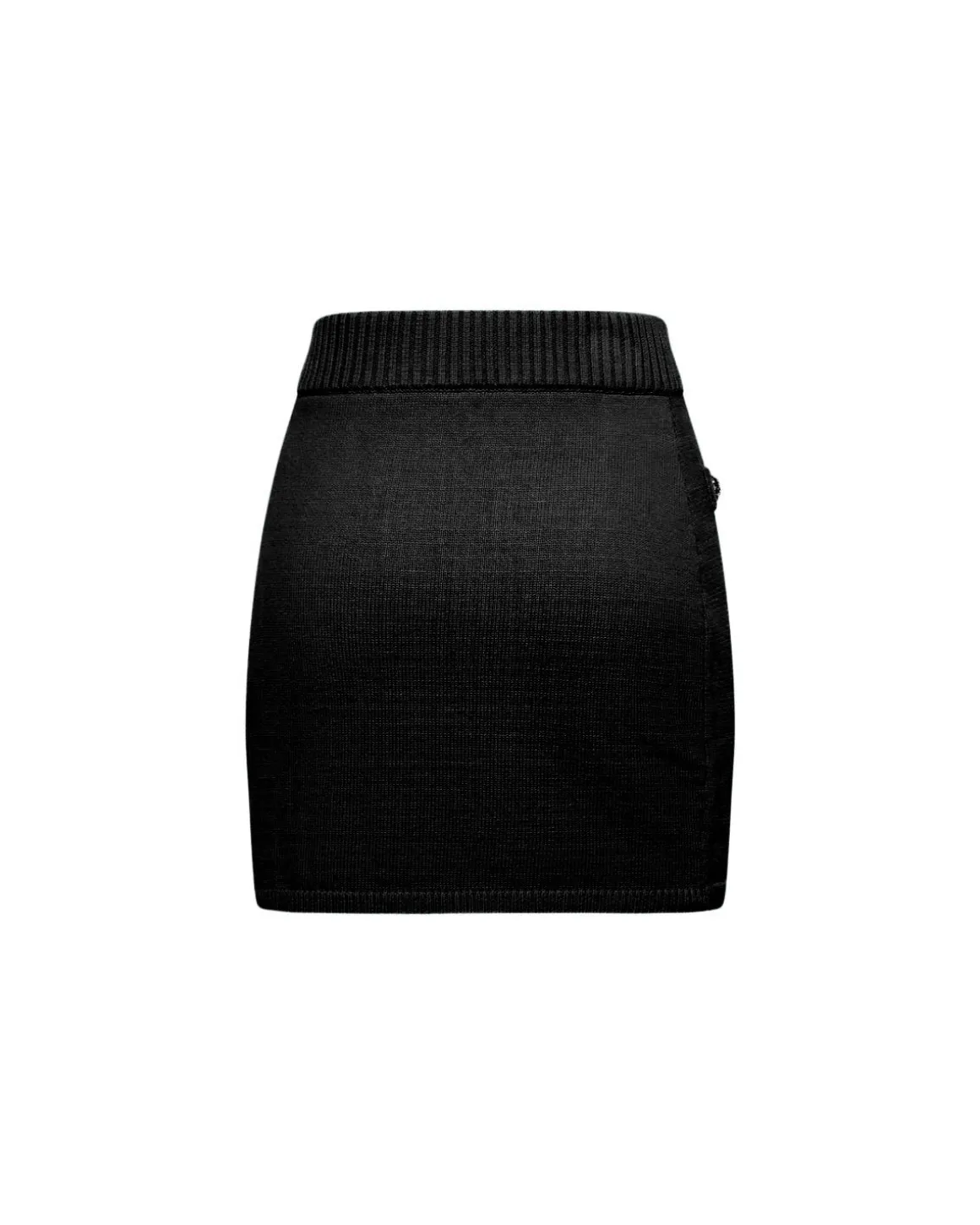 Skirt with decorative buttons