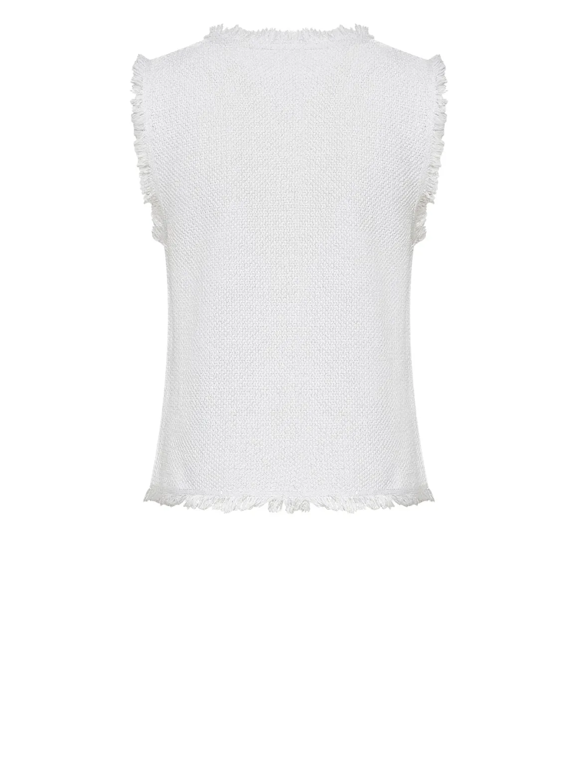Sleeveless vest with decorative details