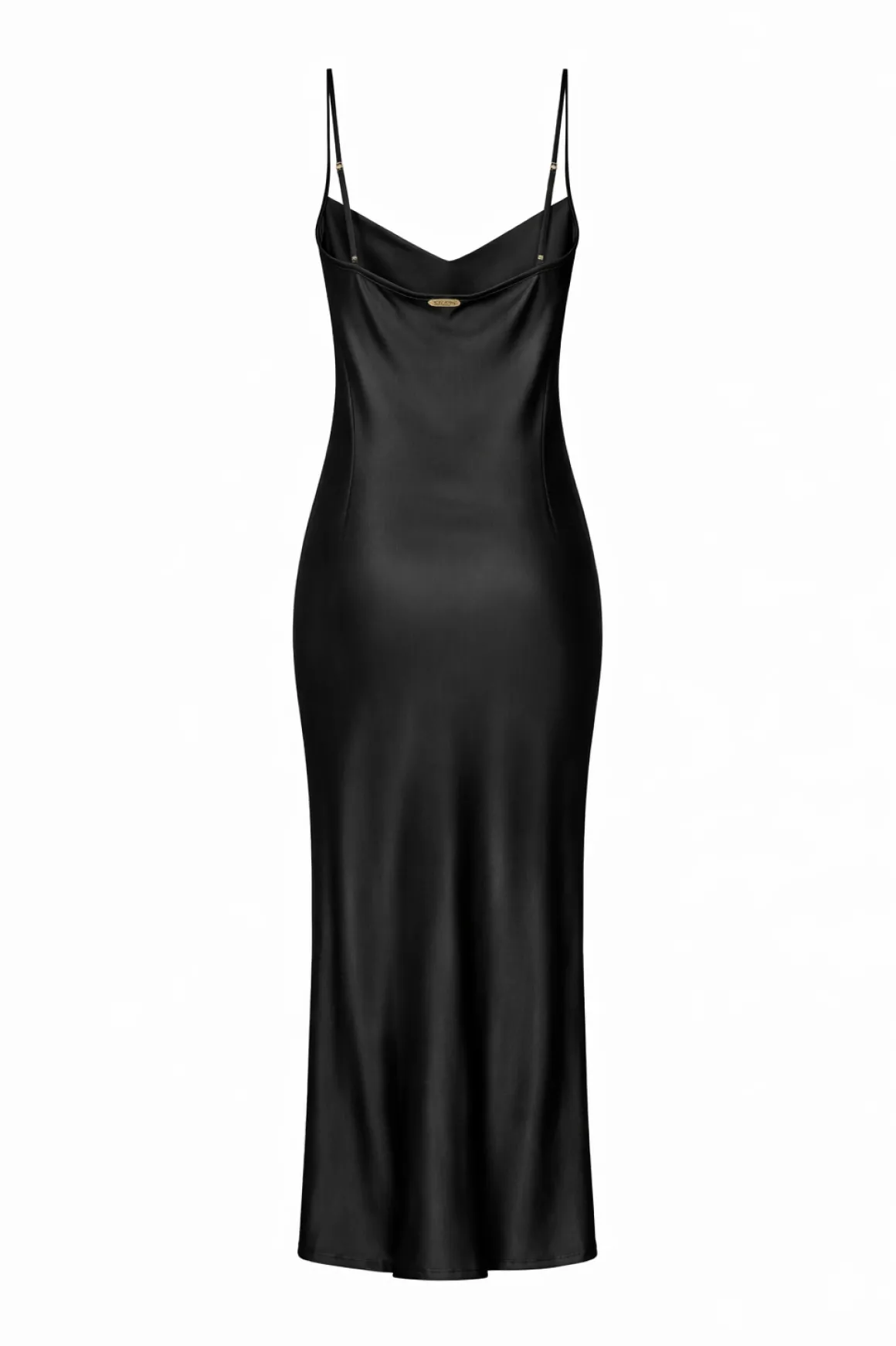 Slip dress with thin straps