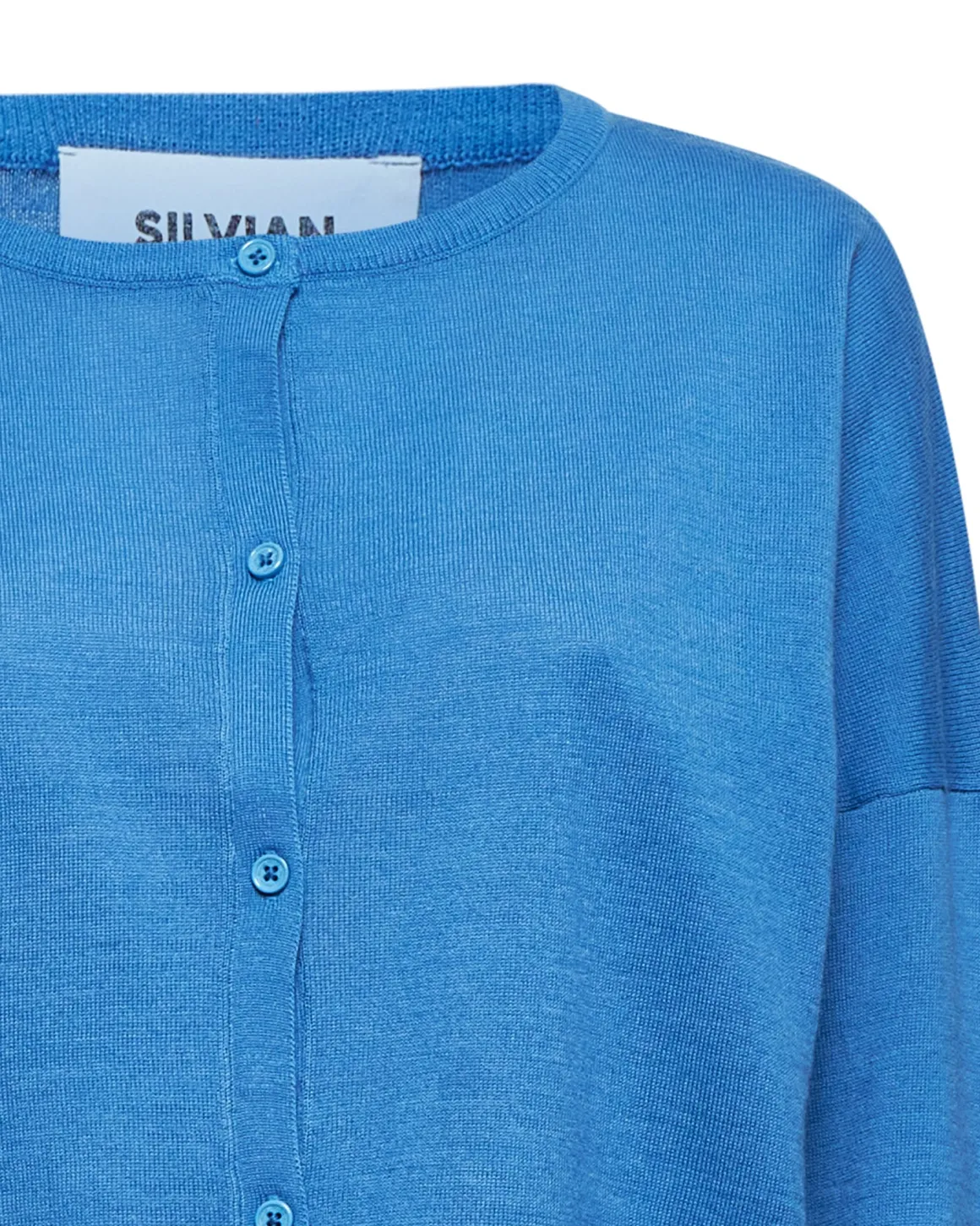 Solid color cardigan