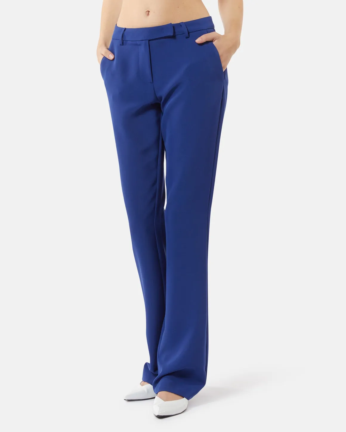 Straight leg trousers