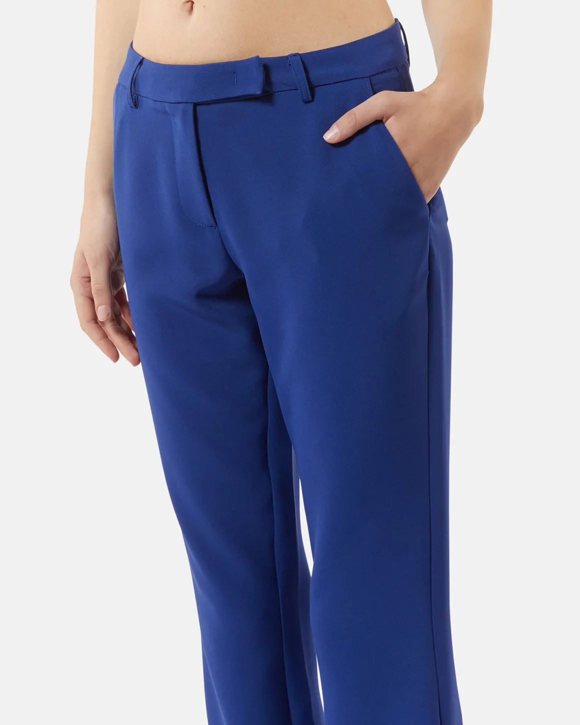 Straight leg trousers