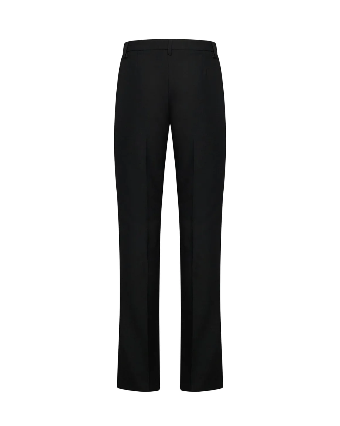 Straight trousers with regular waist