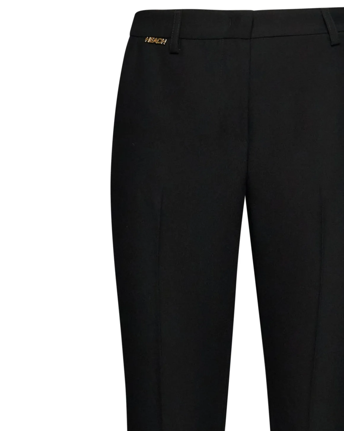 Straight trousers with regular waist
