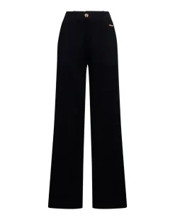 Stretch flare trousers