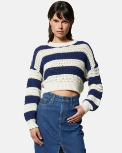 Striped sweater with long sleeves