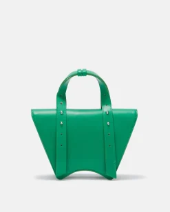 Structured mini bag with metal details