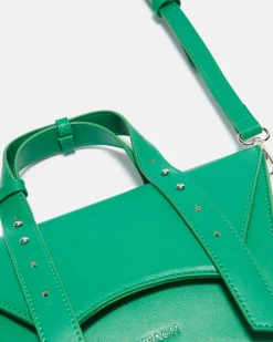 Structured mini bag with metal details