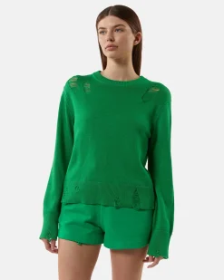 Sweater with cut-out details