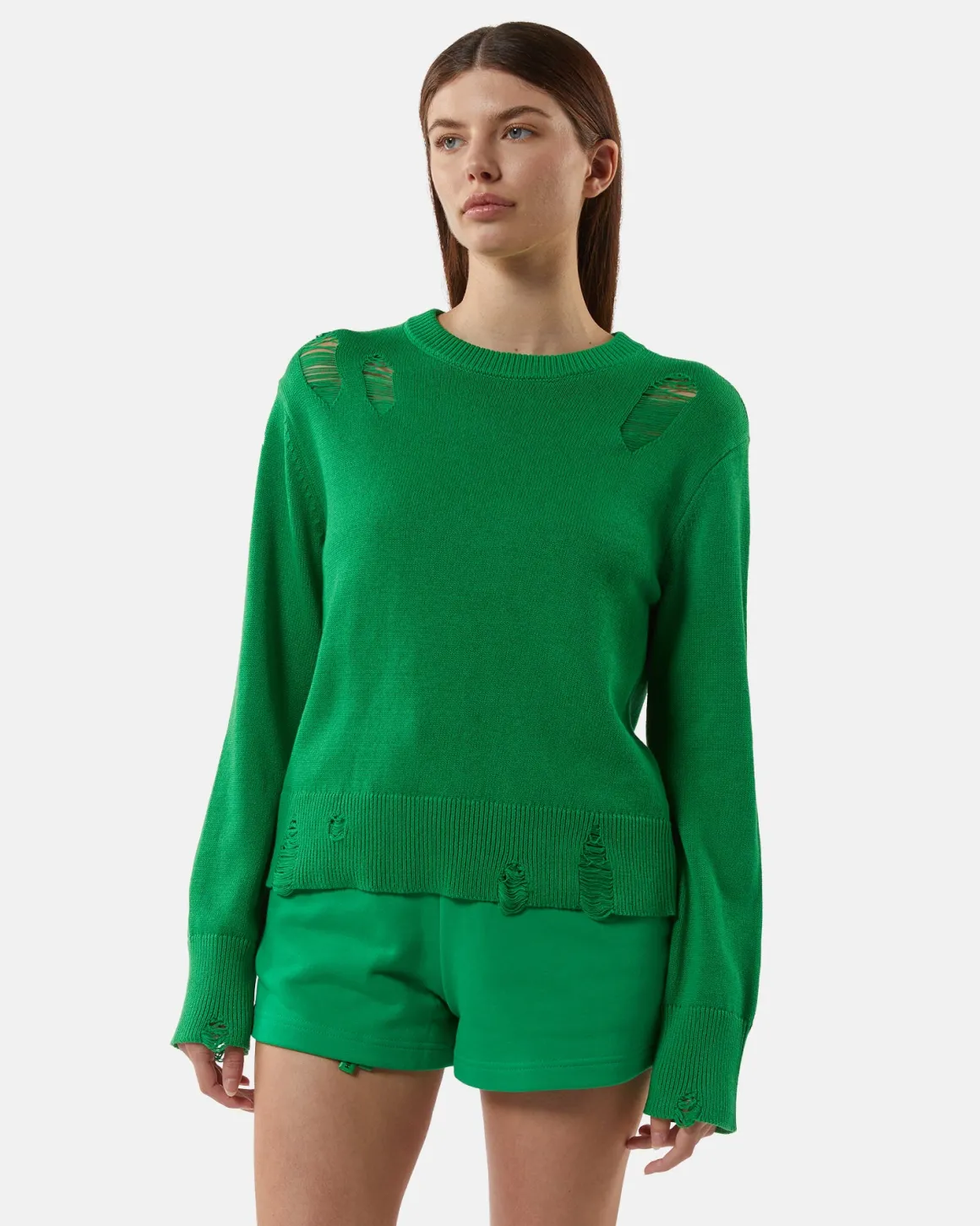 Sweater with cut-out details