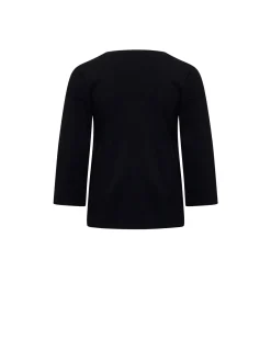 Sweater with decorative chain
