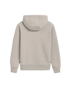 Sweatshirt with hood and zip closure