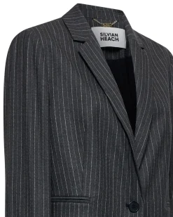 Thin striped blazer