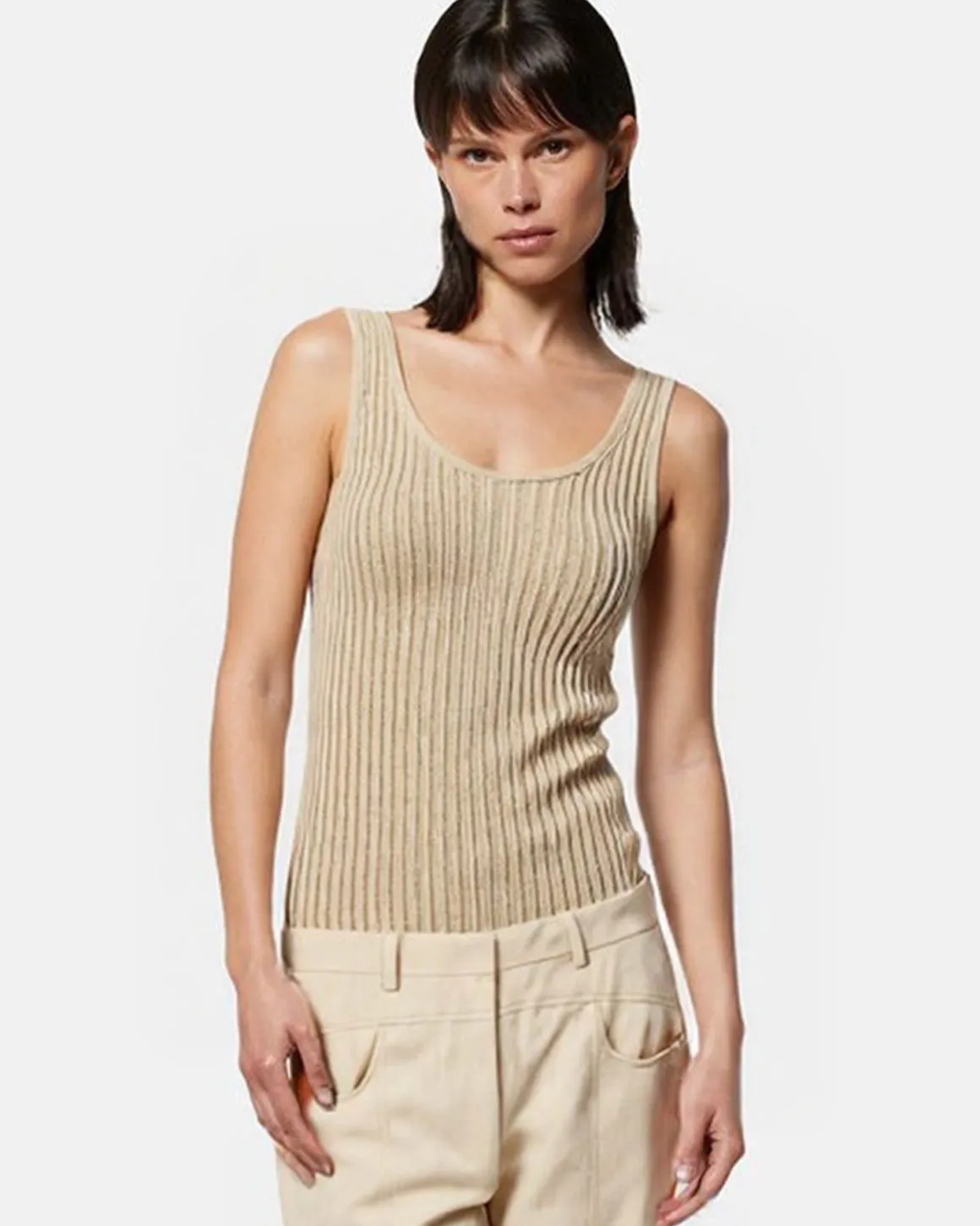 Top Dimanate in Lurex shirt