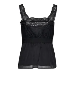 Top with lace details and refined design