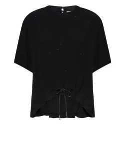 Top with perforated details and contemporary design