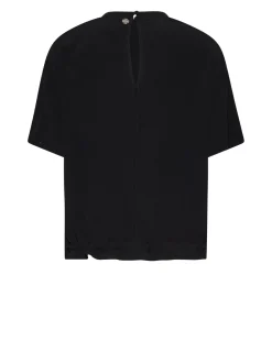 Top with perforated details and contemporary design