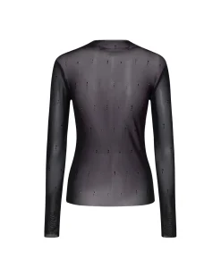 Top with see-through effect and sophisticated design