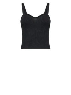 Top with shaped neckline and bright design