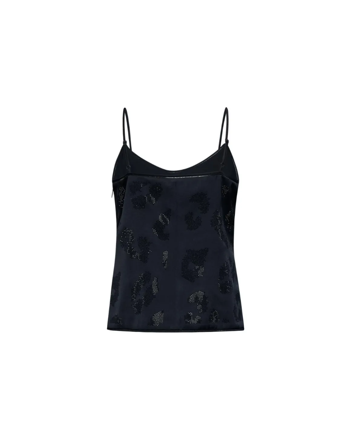 Top with thin straps and embroidered details
