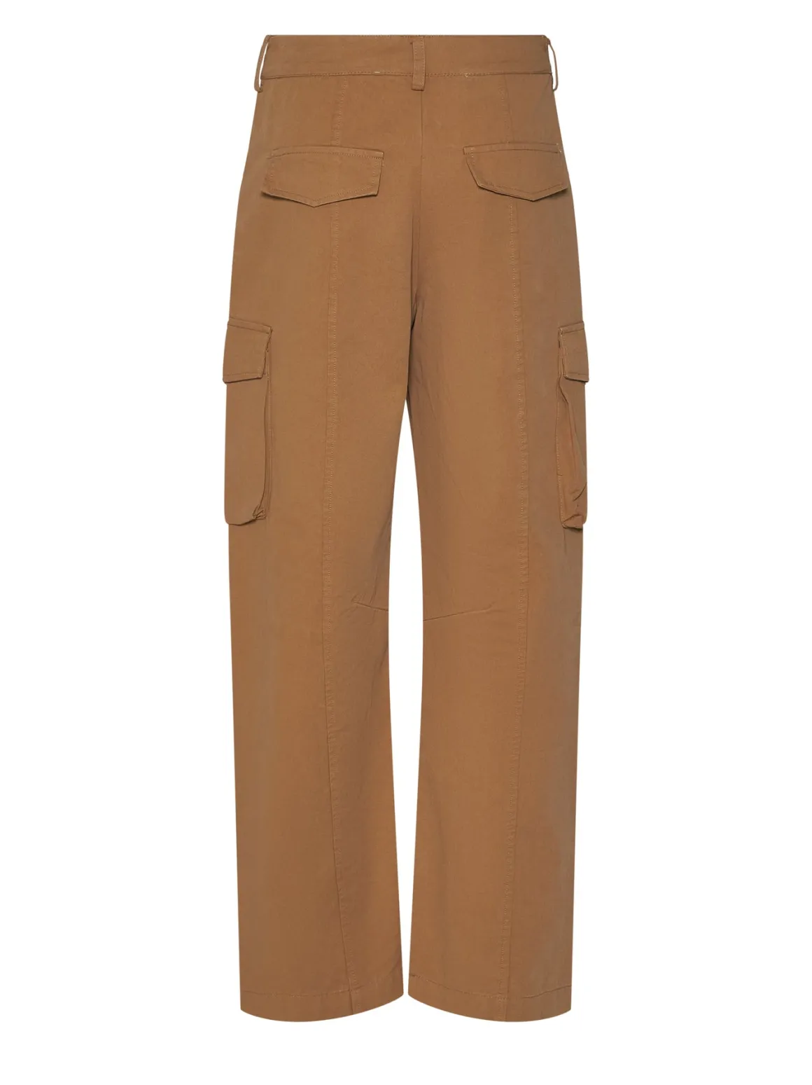 Trousers with patch pockets and contemporary design