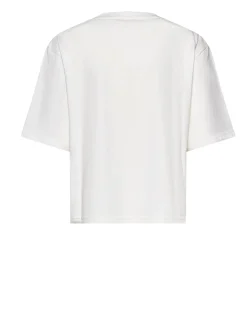 T-shirt with iconic decorative applications