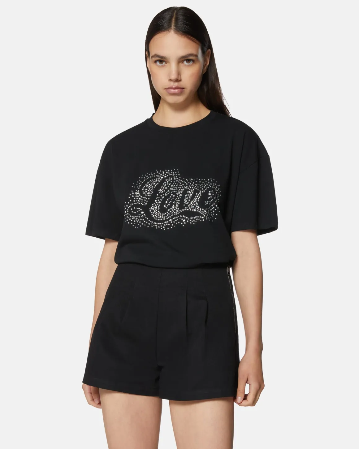T-shirt with Love In Stress Writing