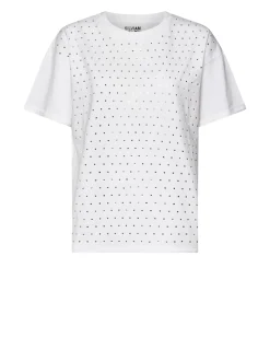 T-Shirt with micro decorations and essential design